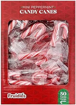 Amazon.com: Christmas Candy Canes Mini's Suckers, Peppermint Flavor, Individually Wrapped, 2" Inc... | Amazon (US)