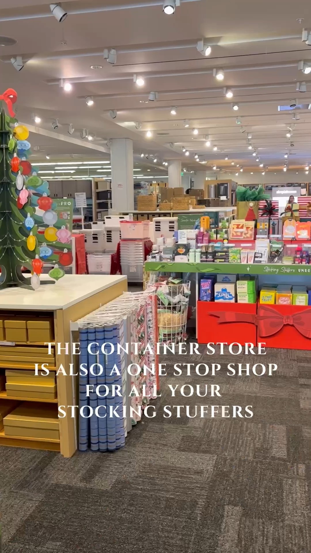 The Container Stores Gift Wrap Wonderland assortment has options for everyone, no matter your style, color scheme or theme. More than 100 wrapping essentials like wrap and ribbon are $9.99 and under. They are offering a wide range of stocking stuffers this year under $35 – and they are all sized to actually fit in a stocking.
#TheContainerStore @TheContainerStore #Ad #PaidLink