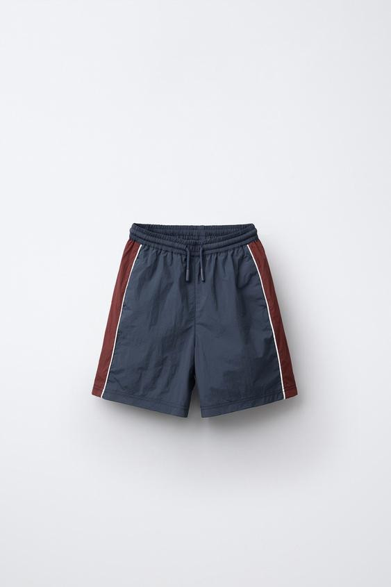 TECHNICAL SHORTS WITH SIDE STRIPES | Zara US
