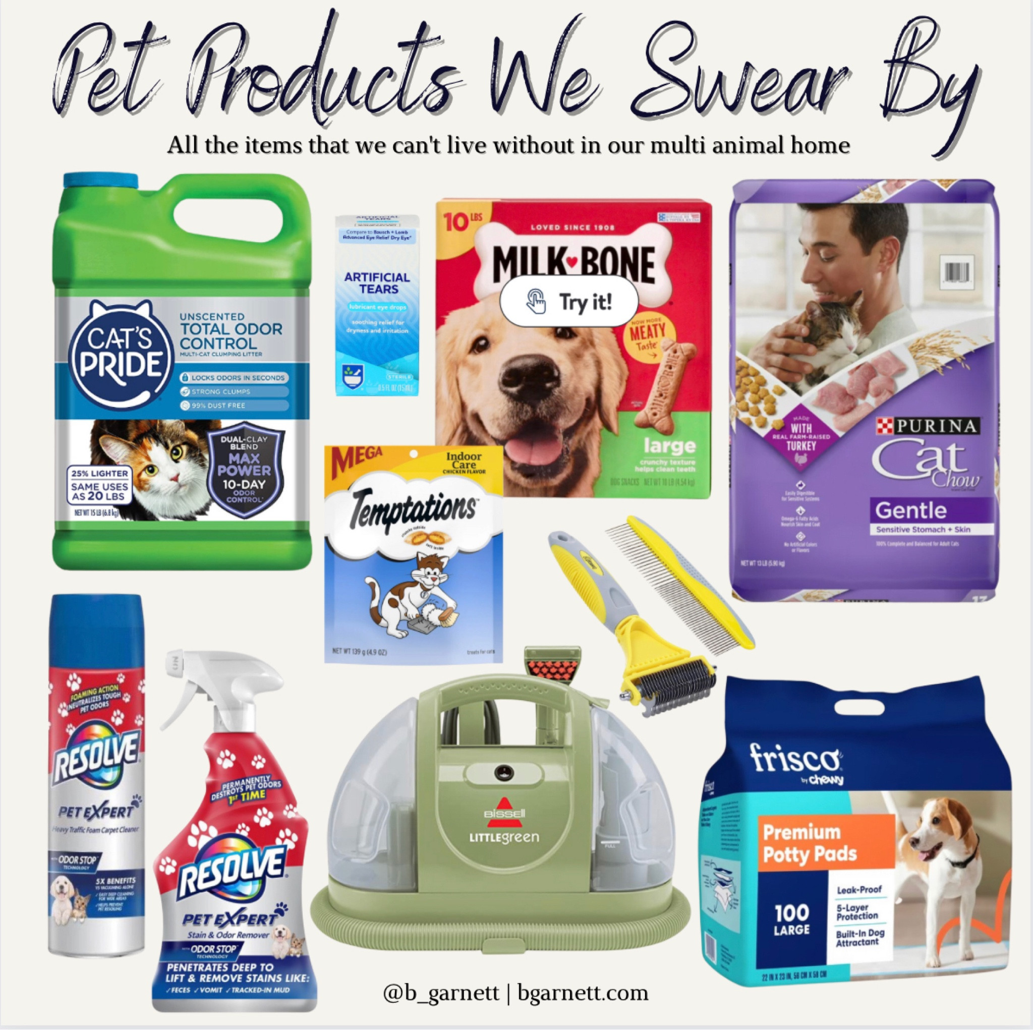 All of our must have at all times per products for our multi pet home 

Cats| dogs | pet parent | green machine | clean home 

#LTKfamily #LTKhome #LTKunder50
