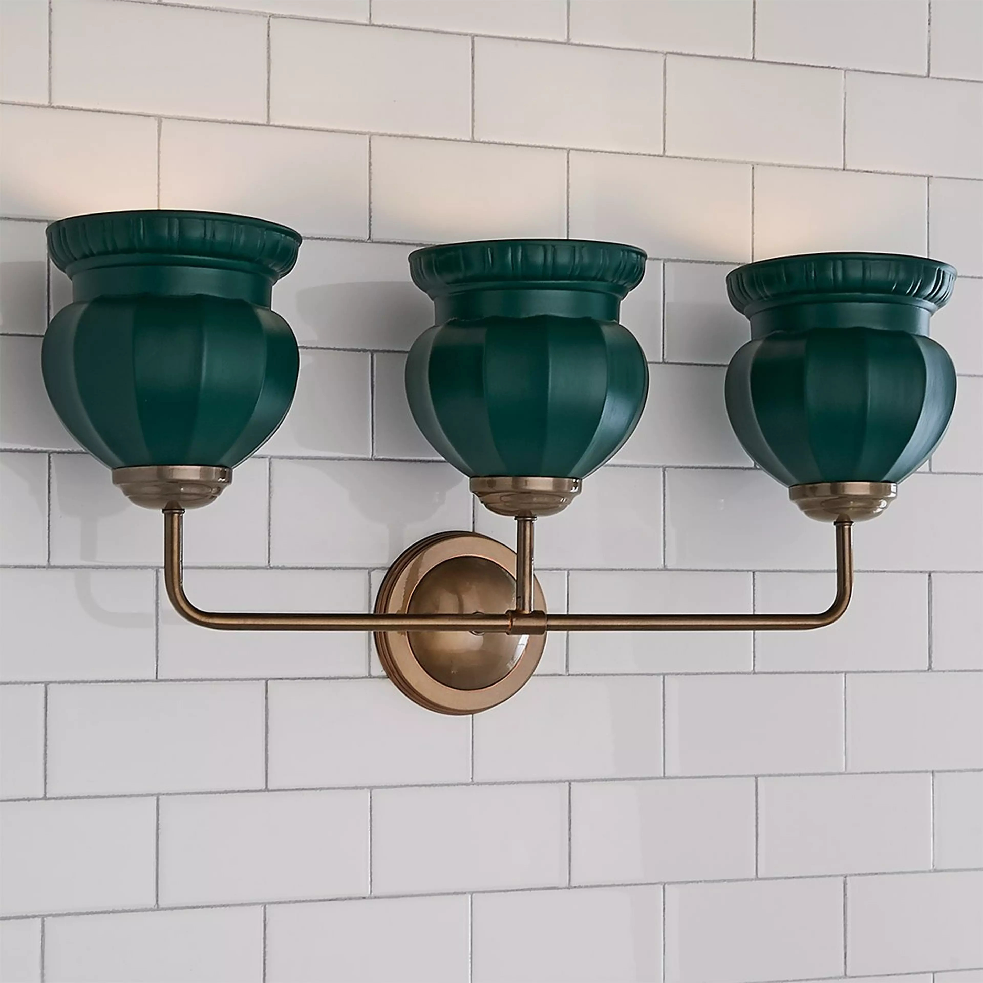 Chris Loves Julia Marlo Vanity Light - 3 Light - Ceramic | Shades of Light