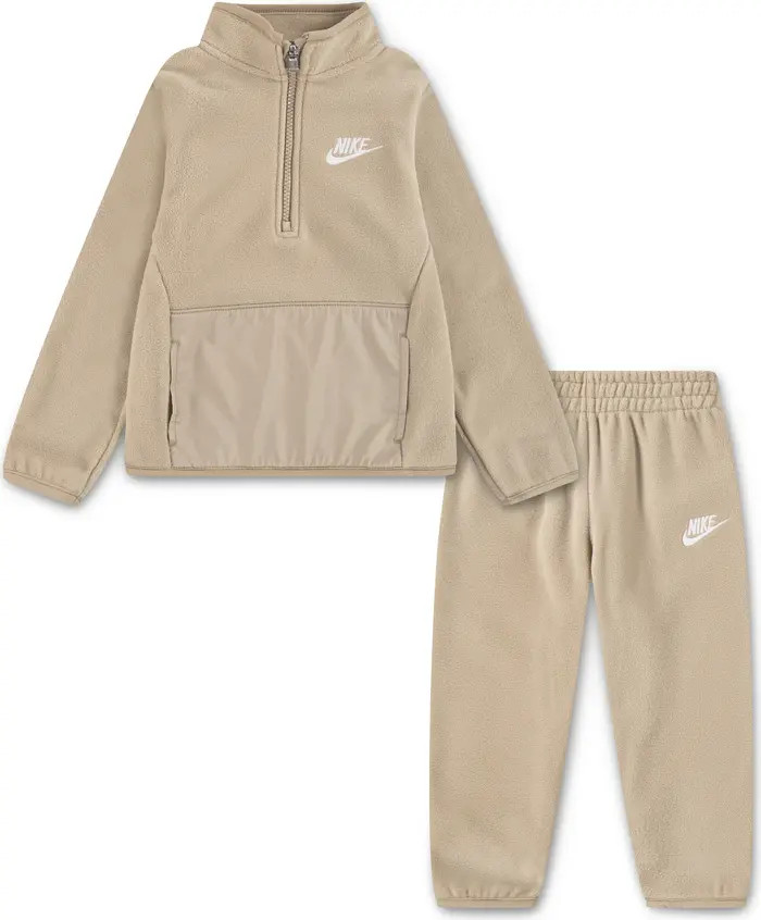 Nike Kids' Lifestyle Essential Half Zip Sweatshirt & Joggers Set | Nordstromrack | Nordstrom Rack