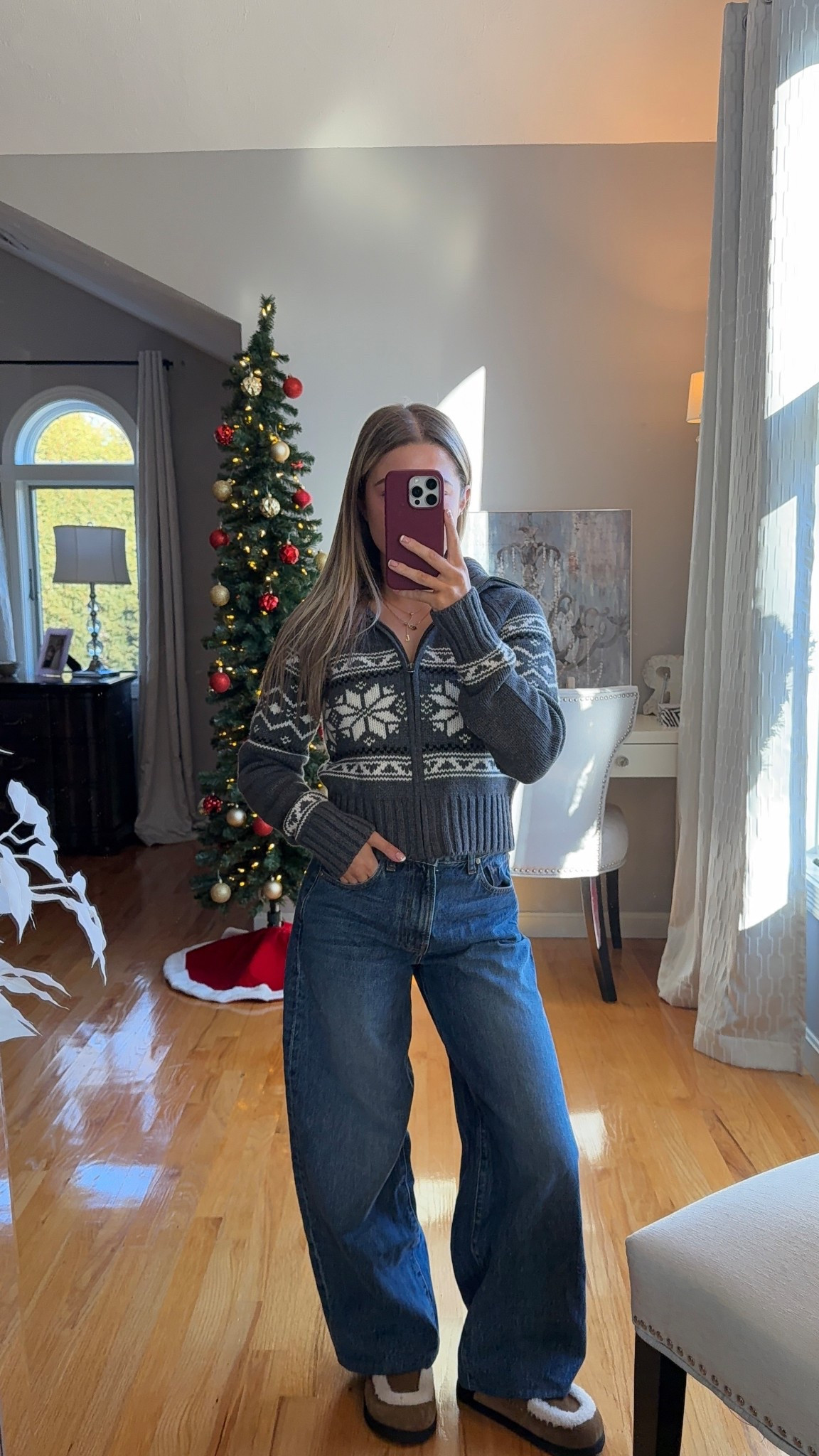wearing a xs in sweater and jeans are nelle atelier ( not linkable)

#LTKHoliday #LTKootd #LTKU