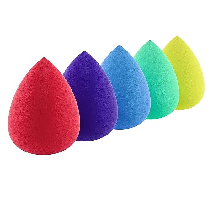 Zenda Naturals Makeup Sponge - Set of 5 Beauty Blender Sponges, Applicator for Face Powder, Found... | Amazon (US)