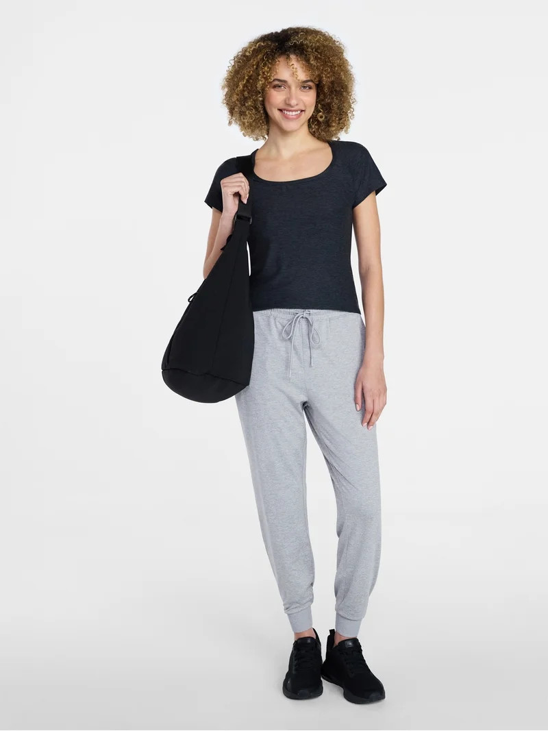 Athletic Works Women's ButterCore Fashion Tee with Short Sleeves, Sizes XS-XXXL | Walmart (US)