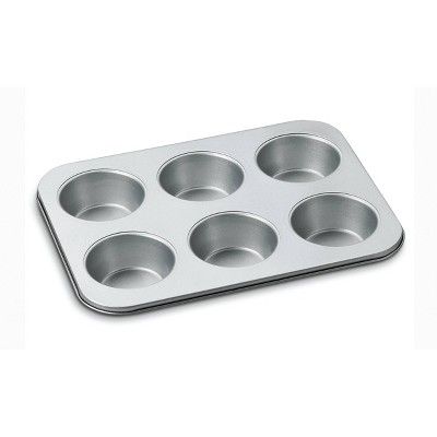 Cuisinart Chef's Classic 6 Cup Non-Stick Two-Toned Jumbo Muffin Pan - AMB-6JMP | Target