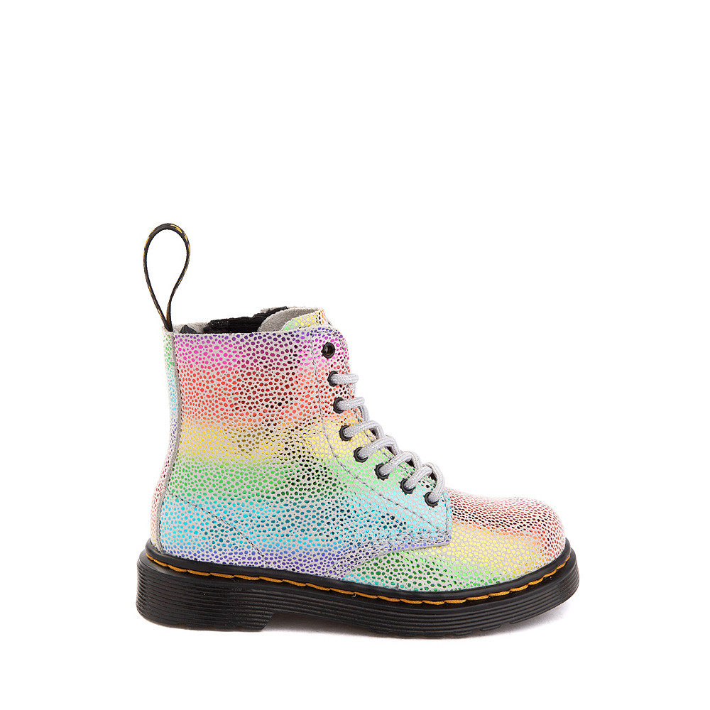 Dr. Martens 1460 Pascal Iridescent 8-Eye Boot - Toddler - Rainbow | Journeys