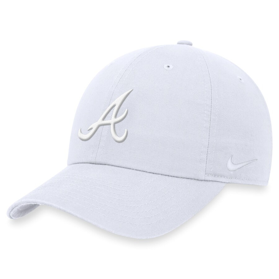 Men's Atlanta Braves Nike White Club Adjustable Hat | MLB Shop