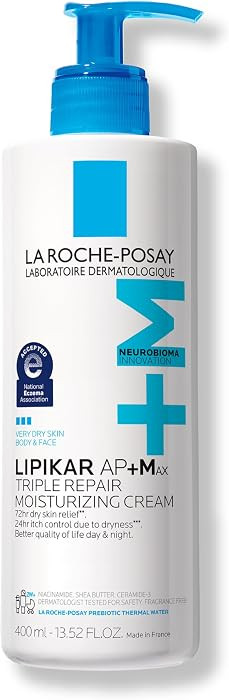 La Roche-Posay Lipikar AP+ Triple Repair Moisturizing Cream | Face & Body Lotion For Dry Skin | S... | Amazon (US)