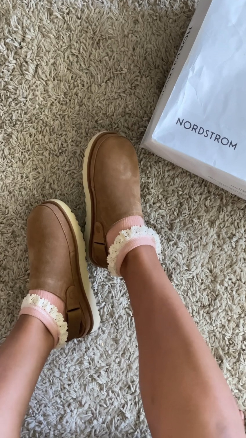 { cozy ❥

• UGG Goldenstar Cozy Clog in Chestnut - 9 
• free people Ruffle Socks

Fall Essentials . Clogs . Modern Rez Girl Aesthetic . Native American Content Creator } 

#LTKShoeCrush #LTKxNSale #LTKVideo