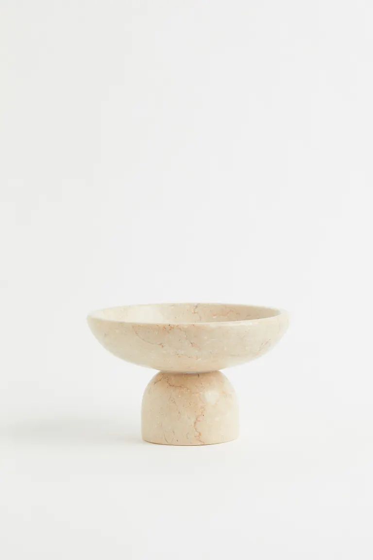 Marble pedestal bowl | H&M (UK, MY, IN, SG, PH, TW, HK)