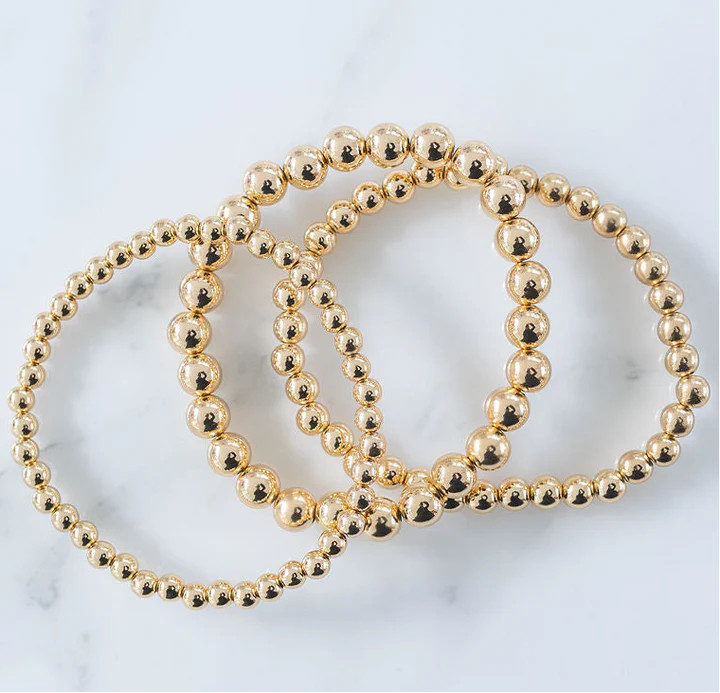 Triple Gold Bracelets (comes in set of three) | Erin McDermott Jewelry
