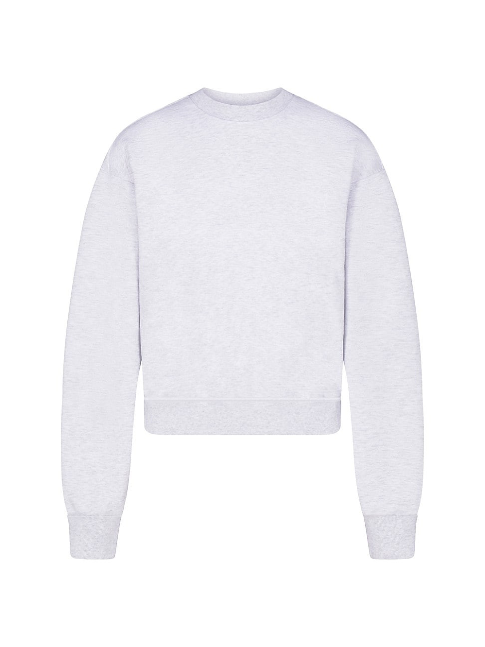 Women's Cotton Fleece Classic Crewneck - Light Heather Grey - Size XL | Saks Fifth Avenue