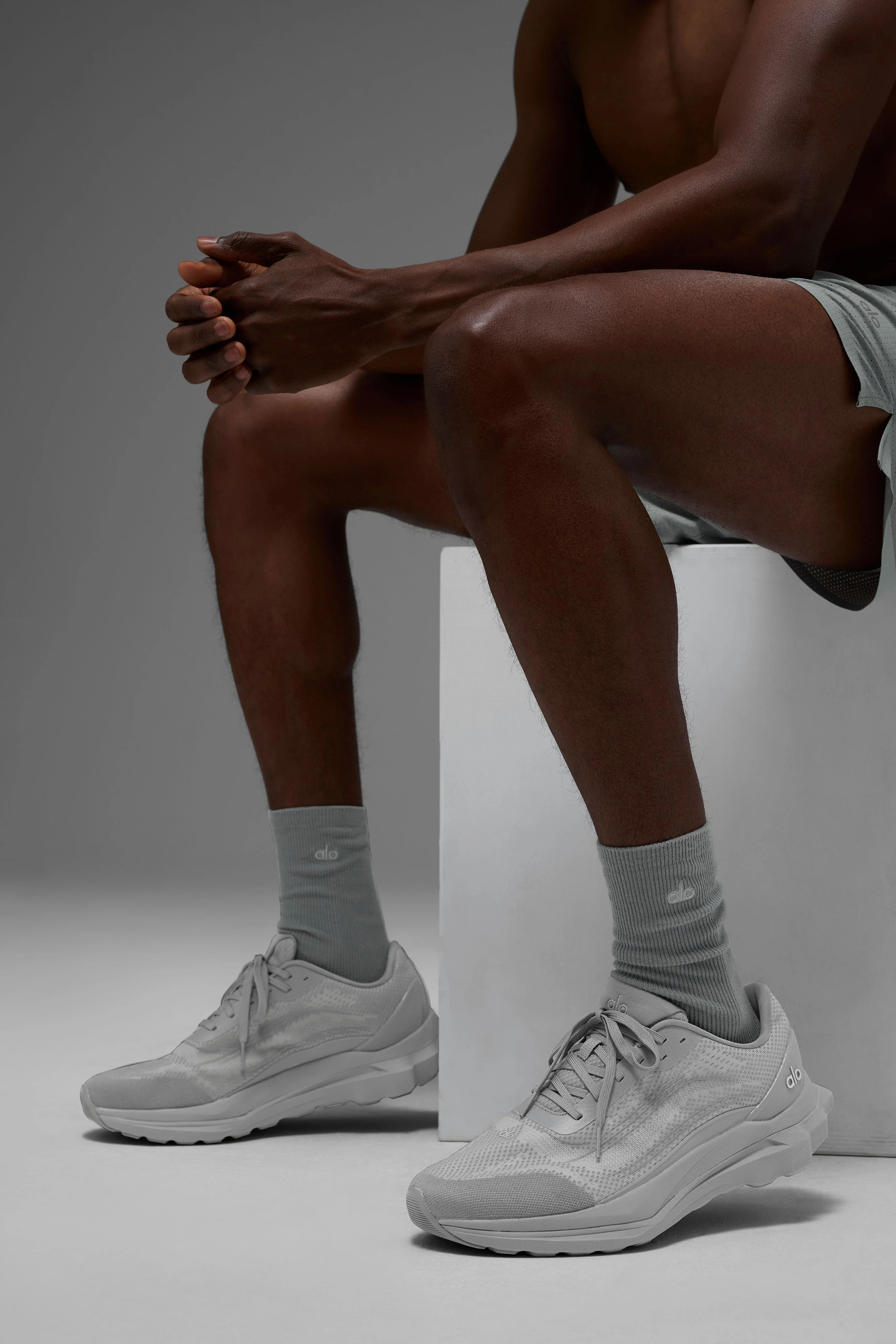 ALO Runner Shoes in Grey/Grey, Size: 9M/10.5W | Alo Yoga (US)