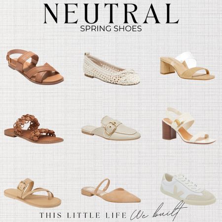 Neutral Spring Shoes / Spring Sandals / Spring Flats / Spring Sneakers / Neutral Sneakers / Neutral Mules / DSW / Nordstrom / Dolce Vita

#LTKsalealert #LTKshoecrush #LTKSeasonal