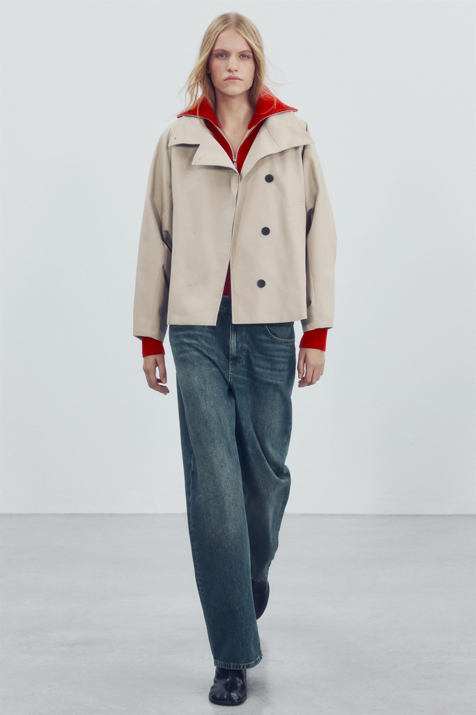 ZW COLLECTION WATER-REPELLENT CROPPED PARKA | Zara US