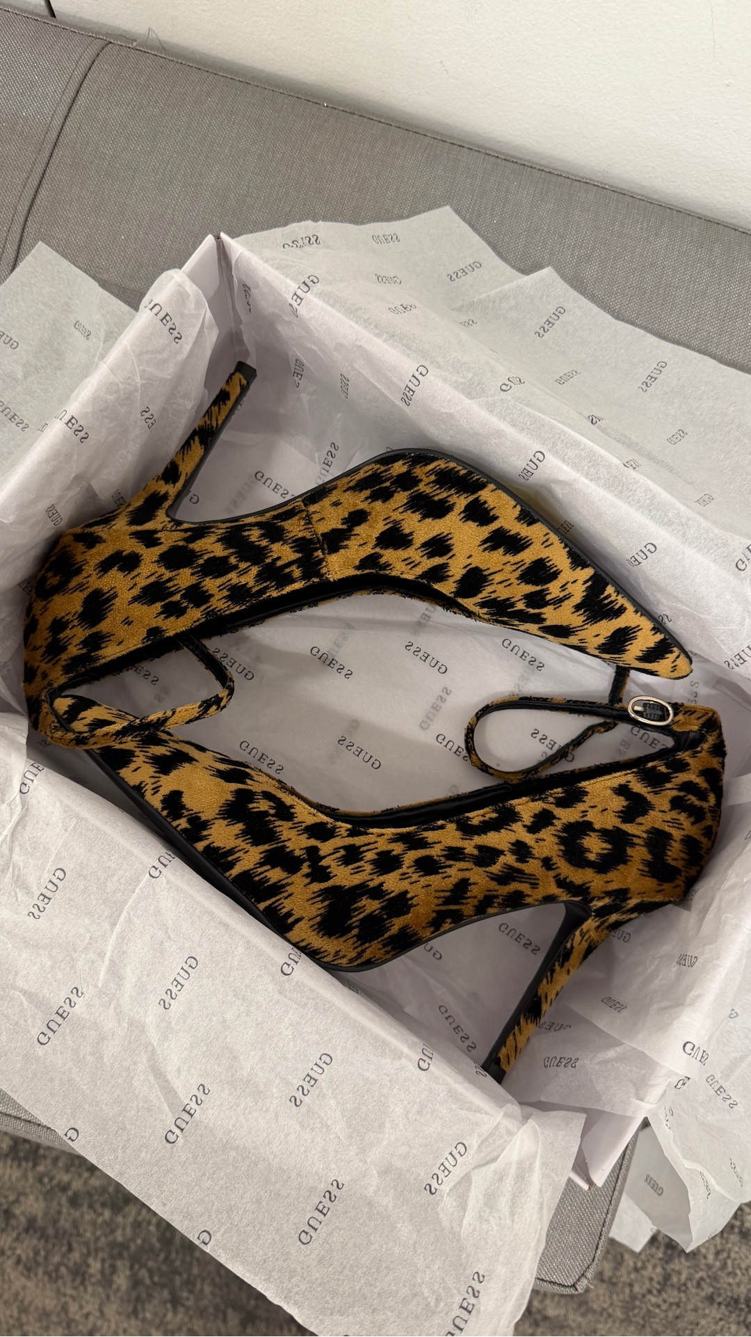 Animal print pony hair pumps under $80 and they are so comfortable!
Size up because they run small ⭐️