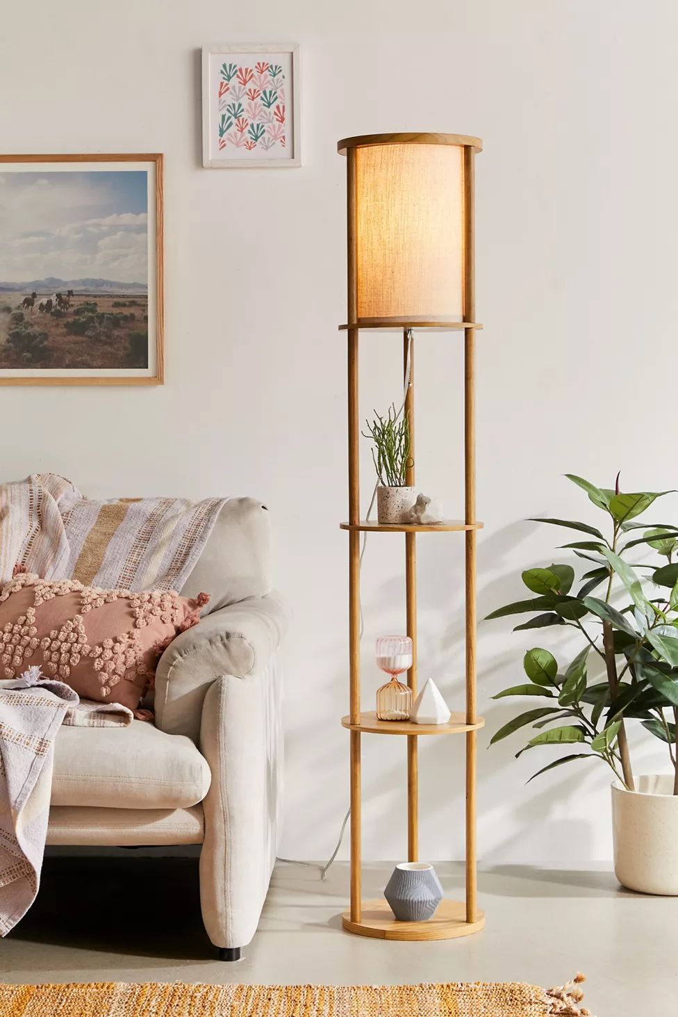 Stewart Shelf Floor Lamp | Urban Outfitters (US and RoW)