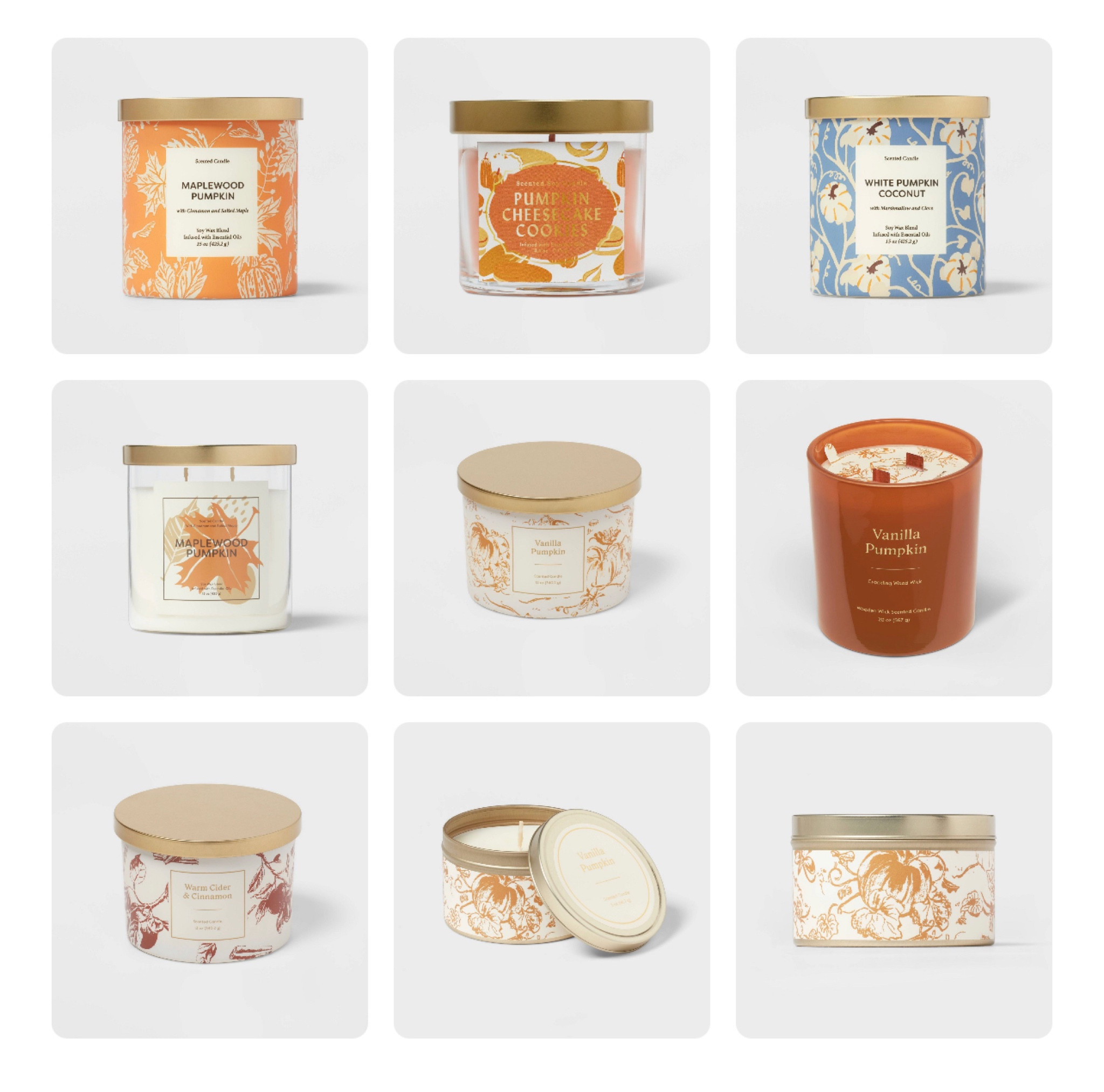 All the fall scented candles you’ll need this season! Most of them are $10 and $5 each. 🍂🍁🍂

#LTKunder50 #LTKhome #LTKstyletip