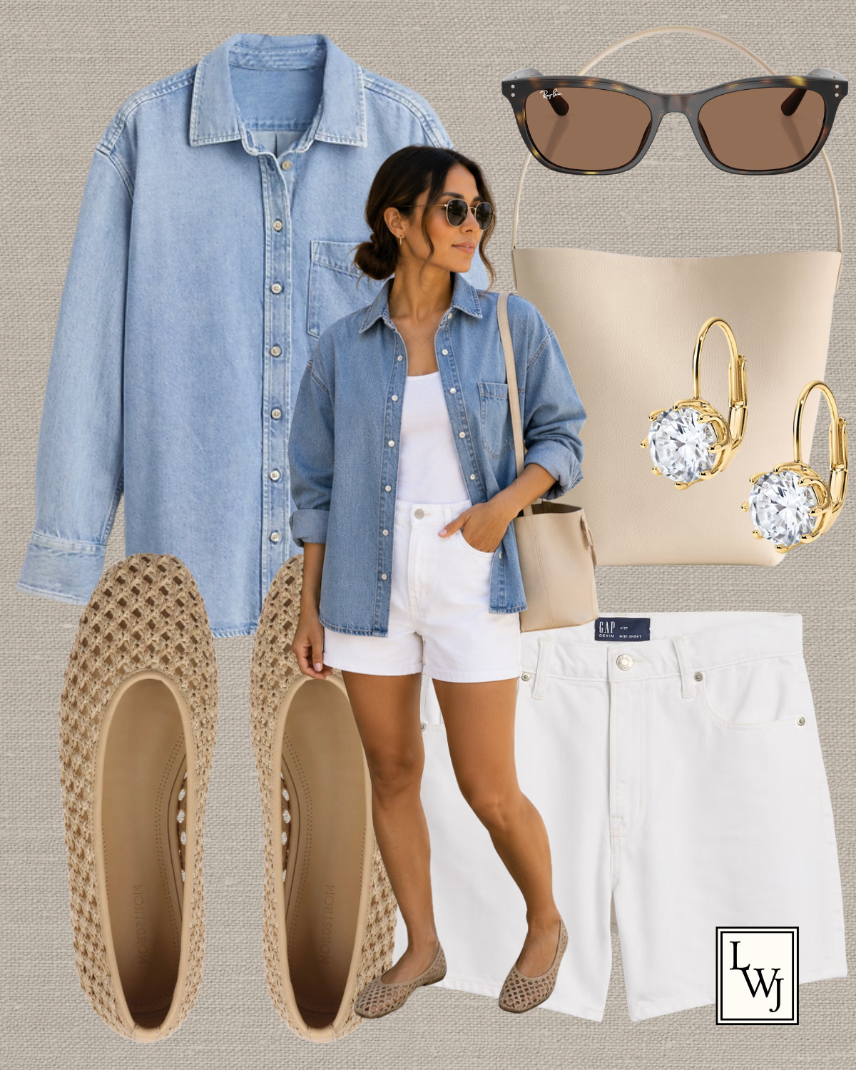 summer outfit inspo 

summer style / casual style / style over 30 / oversized denim shirt / elevated tee / scoopneck tank / poplin pants / gap jeans / cuffed wide leg jeans / boatneck tank / crewneck sweater / white shorts / madewell woven tote bag / woven ballet flats / tkees flip flops / bucket tote / elecktric picks earrings

#LTKootd #LTKSeasonal