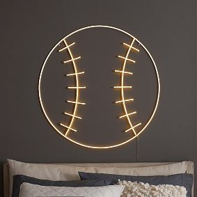 Baseball Neon Light | Pottery Barn Teen
