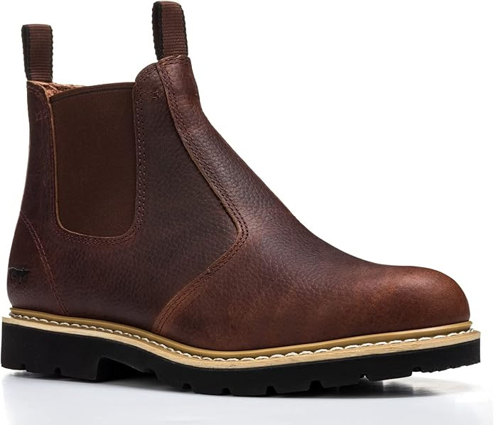 Golden Fox Men's Romeo Chelsea Comfortable Pull-On Boots | Amazon (US)
