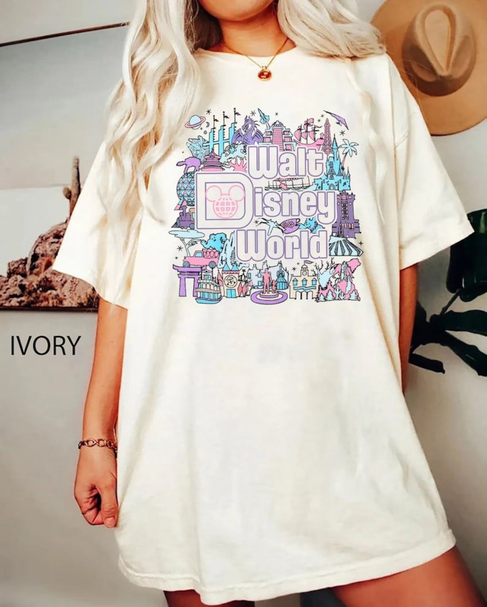 Comfort Colors Retro Walt Disney World Shirt, Disneyworld Shirt, Vintage Disney Shirt, Disneyland... | Etsy (US)