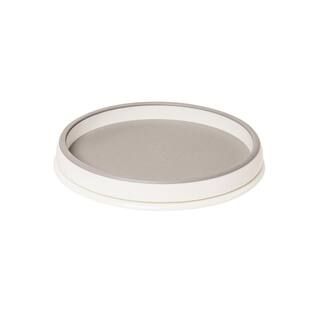 10 in. Non-Skid White Lazy Susan Turntable | The Home Depot