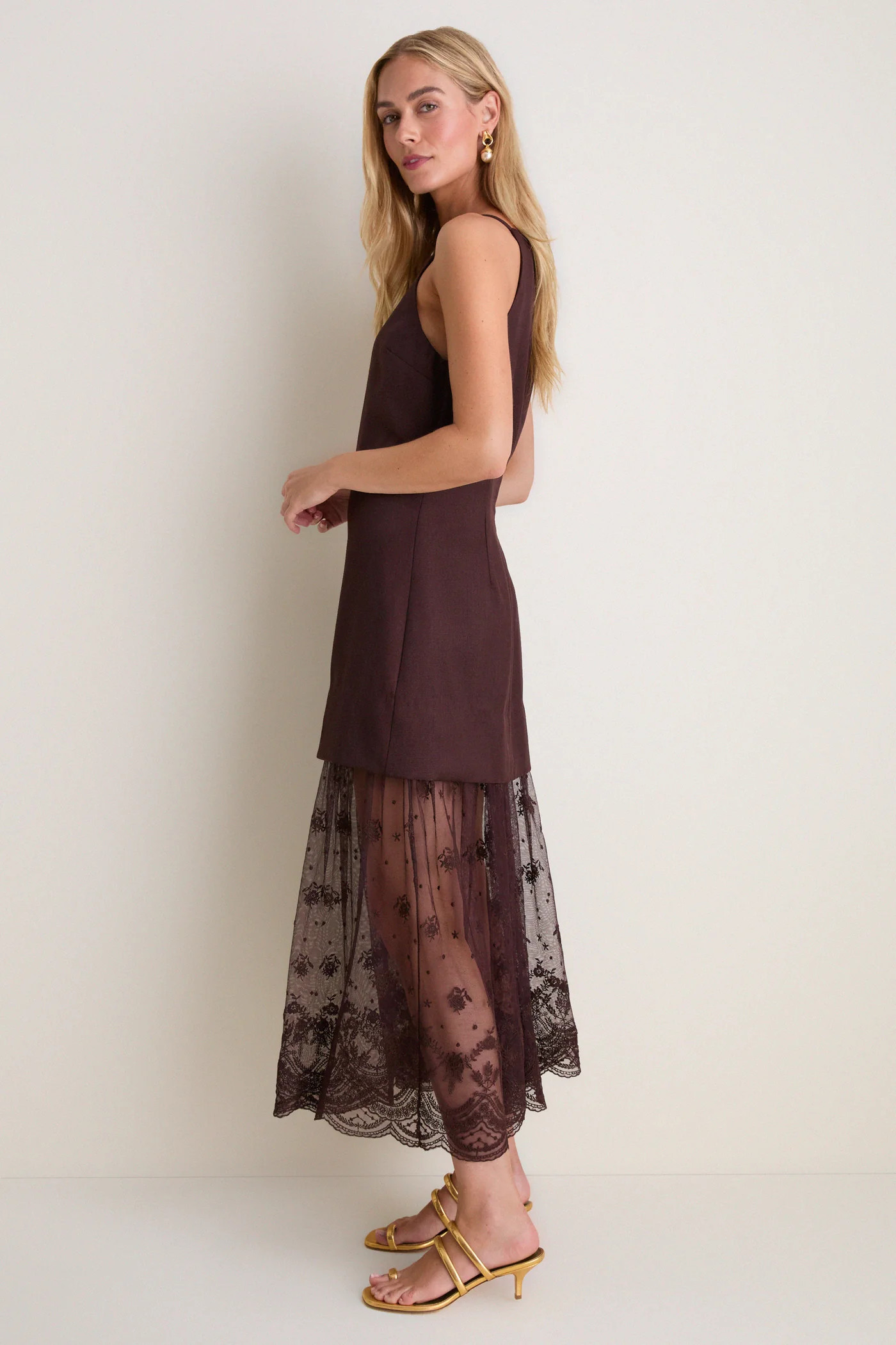 Chocolate Lace Julianne Maxi Dress | Tuckernuck (US)