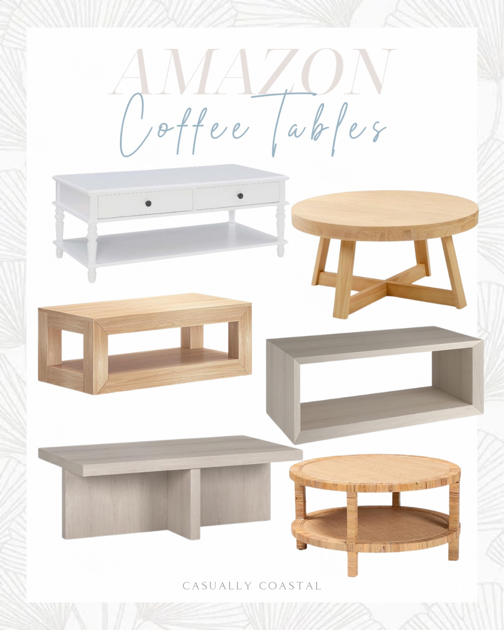 Amazon Coffee Tables

Affordable coffee tables, affordable home furniture, Amazon furniture, Amazon home decor, coastal coffee tables coastal furniture, living room furniture, coastal home decor, affordable coastal style, modern rectangular coffee table with shelf, living room coffee table, coffee table with storage, wood coffee table with drawers, 48” wide coffee table, 44” wide coffee table, classic round coffee table, 36 inch farmhouse coffee table, natural rattan coffee table, white coffee tables, beach house furniture, beach house furniture, Serena & Lily look for less, designer look for less, small coffee tables, coffee tables under $200, coffee tables under $500, lake house furniture,  

#LTKstyletip #LTKhome