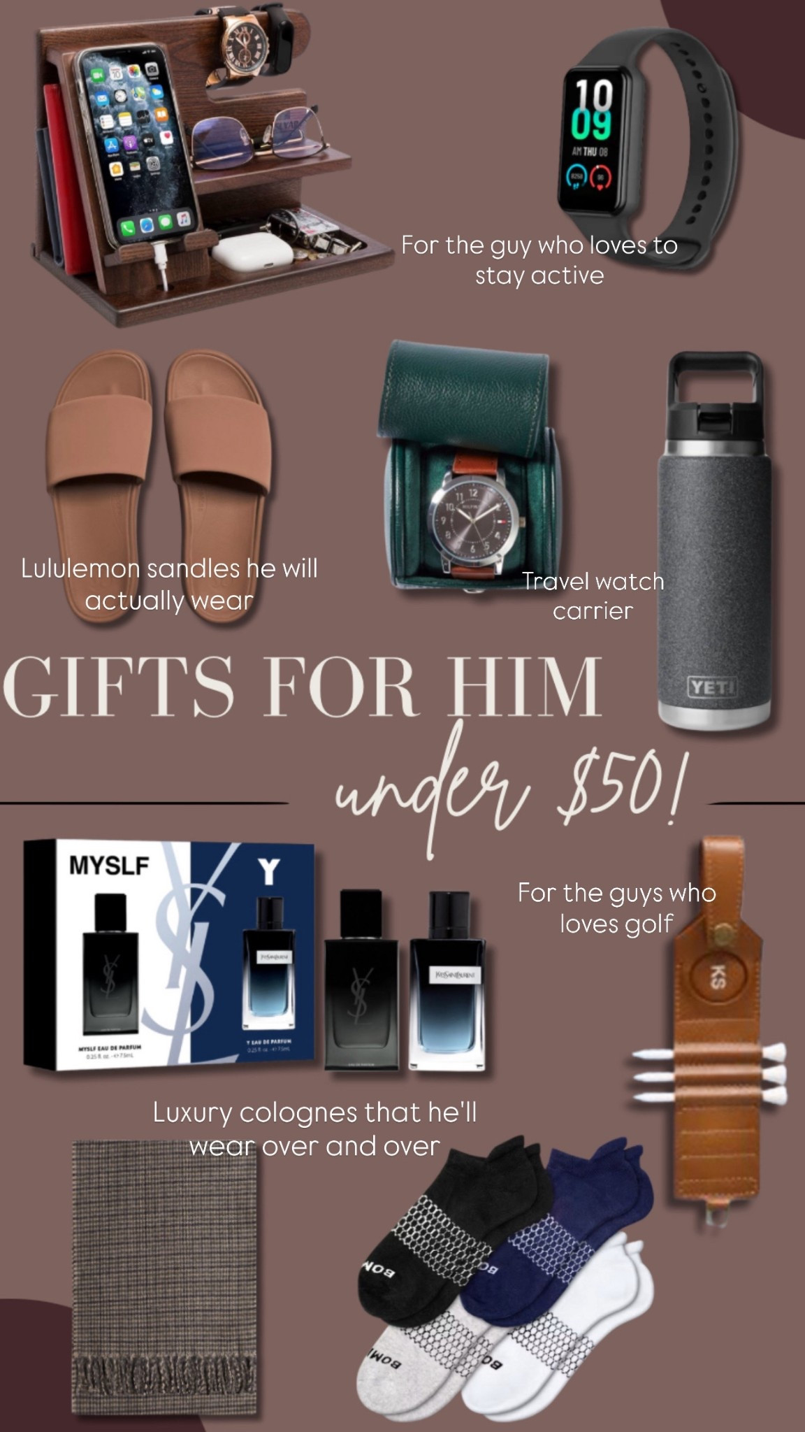 For him under $50 🤎



#LTKStyleTip #LTKSaleAlert #LTKFindsUnder100