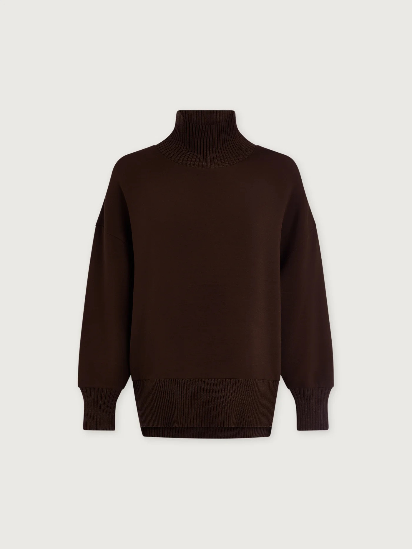Barker High Neck Sweat | Varley US, Deep Mahogany / S | Varley US