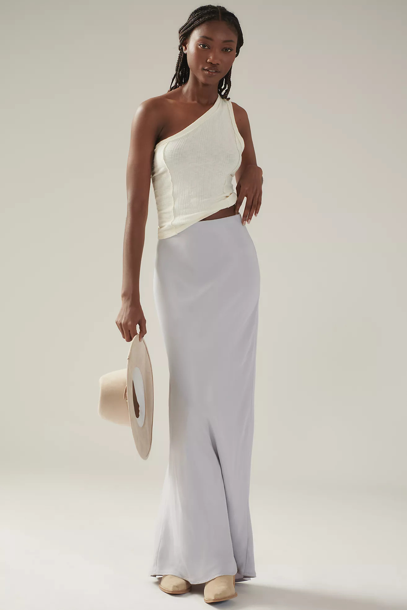 The Tilda Maxi Slip Skirt | Anthropologie (US)