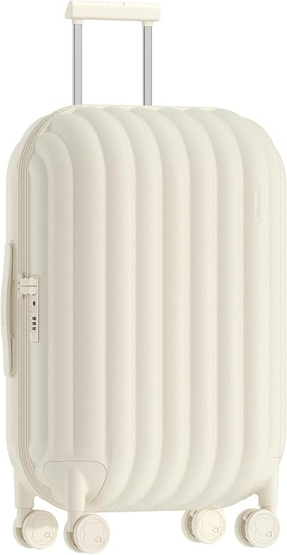 artrips Checked Luggage 24 inch,Medium Suitcase with 8 Spinner Wheels,PC Lightweight Hardside Lug... | Amazon (US)