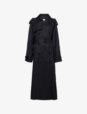 Veyron Draped Woven Trench Coat | Selfridges