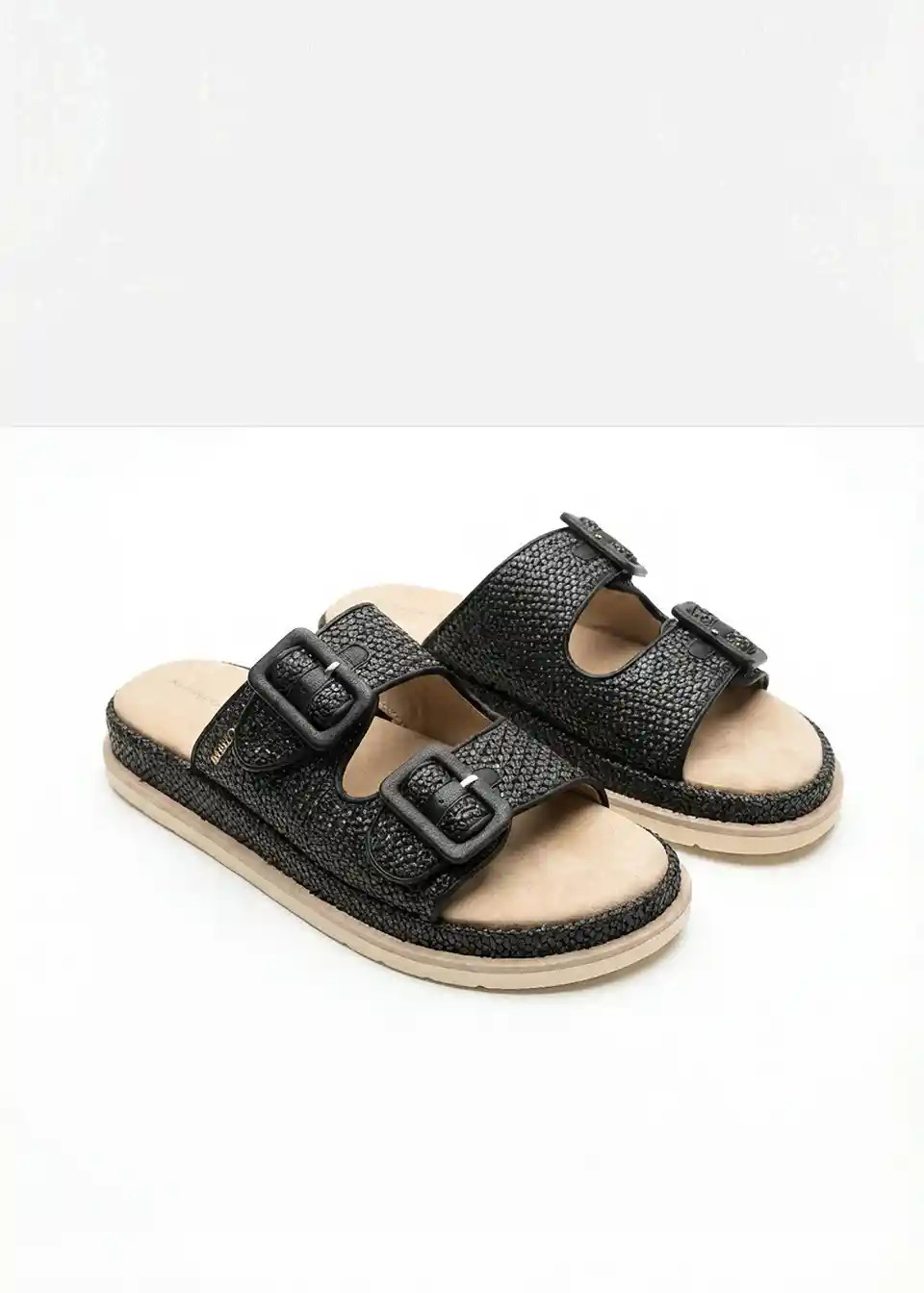 Tom Tailor Plateau-Pantoletten in H\u00e4keloptik | Bonprix DE