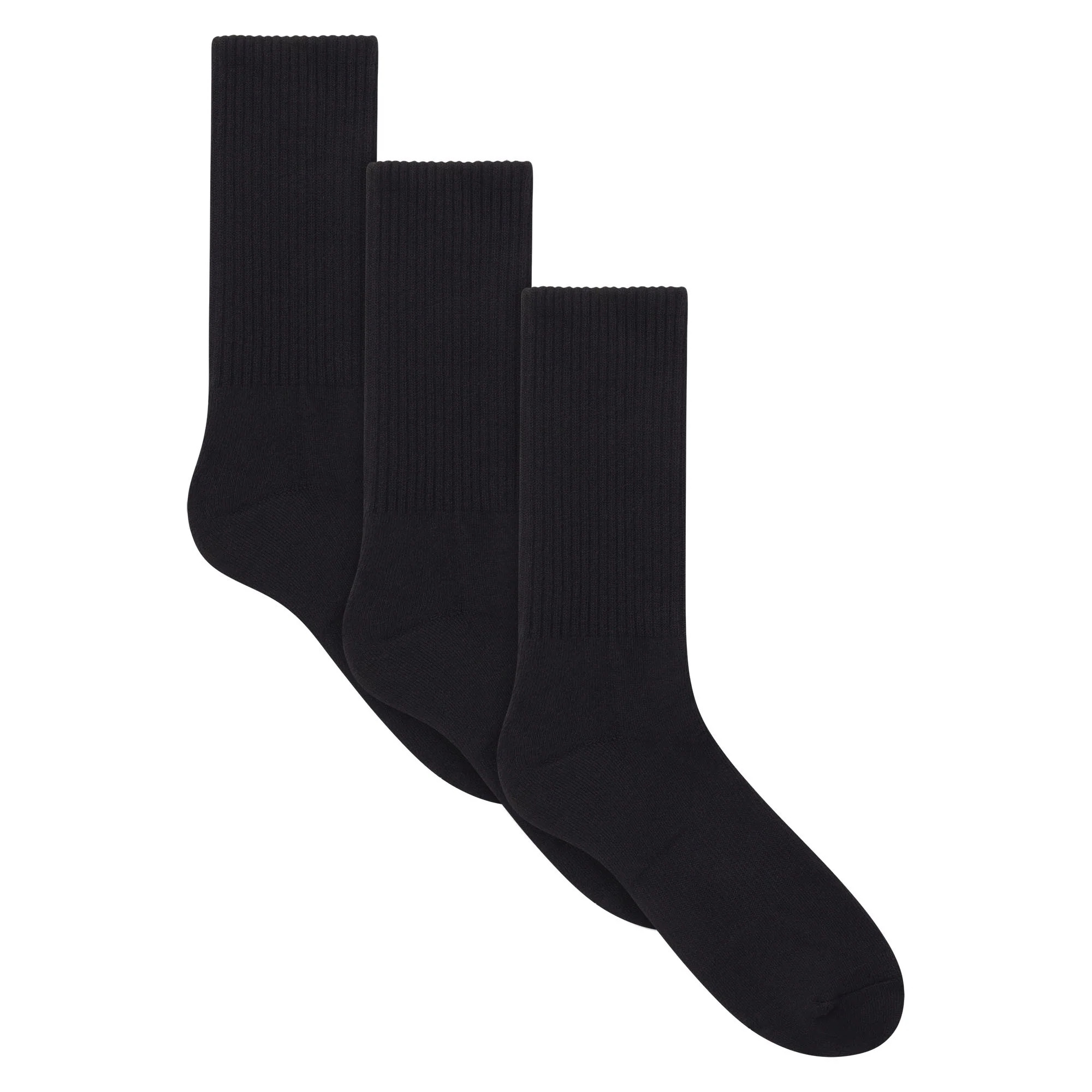 MENS TUBE CREW SOCK 3-PACK | ONYX | SKIMS (US)