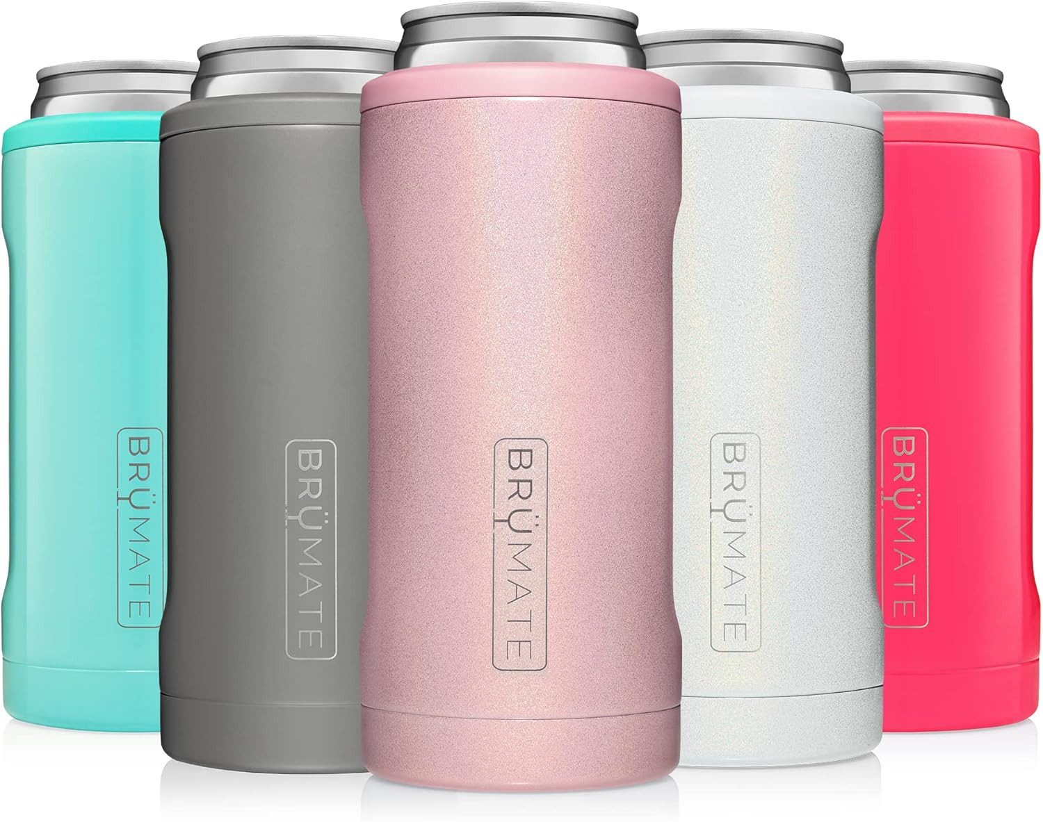 BrüMate Hopsulator Slim Double-walled Stainless Steel Insulated Can Cooler for 12 Oz Slim Cans (... | Amazon (US)