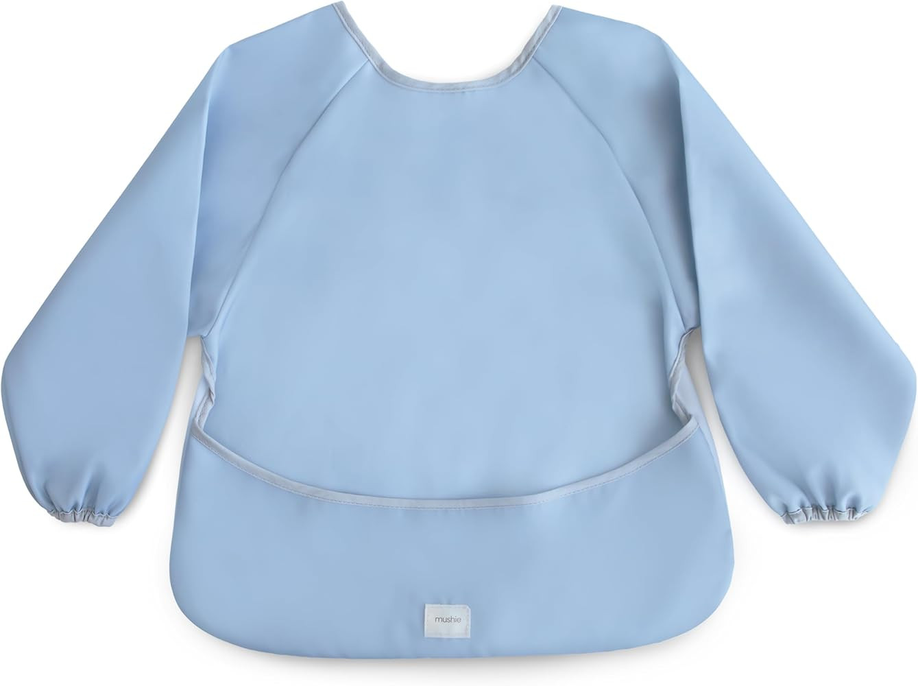 mushie Long Sleeve Baby Bib | Water Resistant Adjustable Fit for Ages 6-24 Months | Amazon (US)