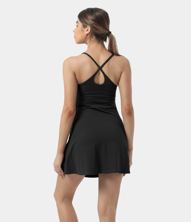 Women’s Softlyzero™ Plush Backless Active Dress - Halara | HALARA