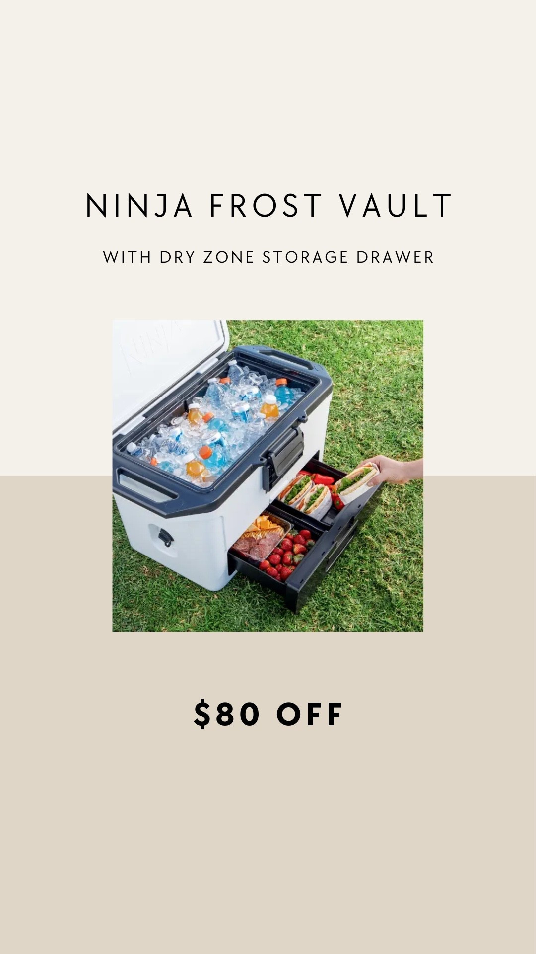 The cooler we all need! Separate drawer to keep food cool and dry away from the ice and wet drinks. Truly a genius design and I need it! Today’s the perfect day to invest and get $80 off. 

#LTKcanada #LTKsummer #LTKfamily