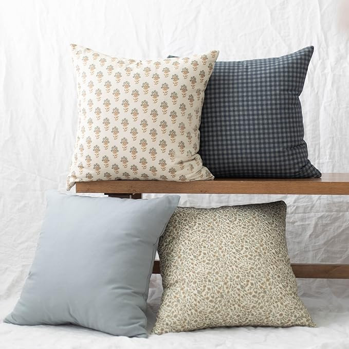 Woven Nook - Spring 2026 4 Pack - Decorative Throw Pillow Covers - Durable Quality & Machine Wash... | Amazon (US)