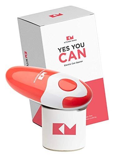 Kitchen Mama Electric Can Opener: Open Your Cans with A Simple Push of Button - No Sharp Edge, Fo... | Walmart (US)