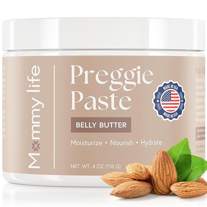 Taylor's Baby Essentials - Preggie Paste Belly Butter & Pregnancy Must Haves - Moisturizing Belly... | Amazon (US)