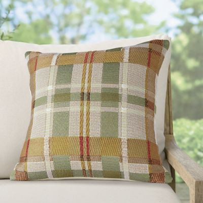 Layla Harvest Plaid Pillow | Grandin Road | Grandin Road