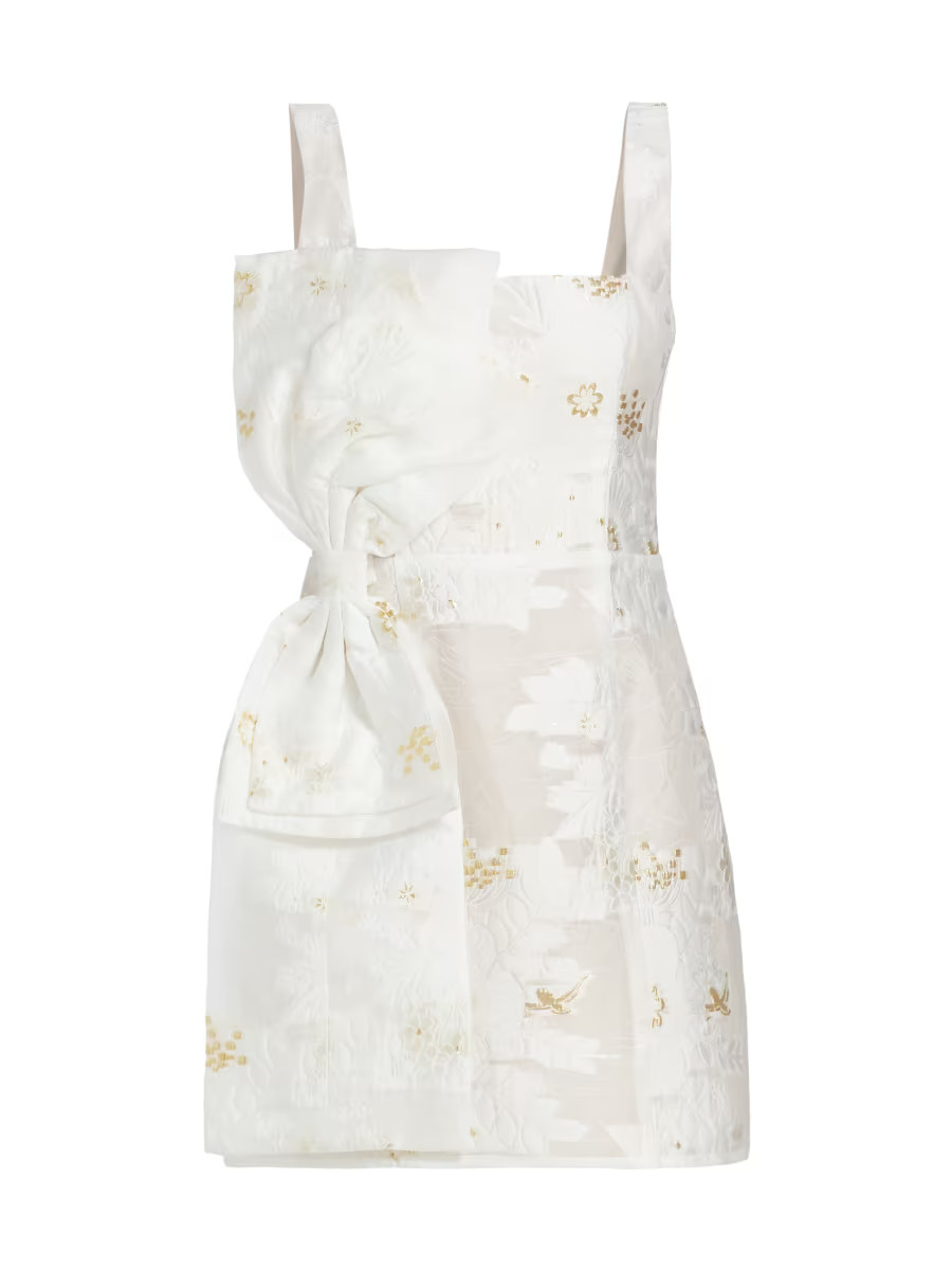 Shop Elliatt Bride & Guest Octavia Bow Dress | Saks Fifth Avenue | Saks Fifth Avenue