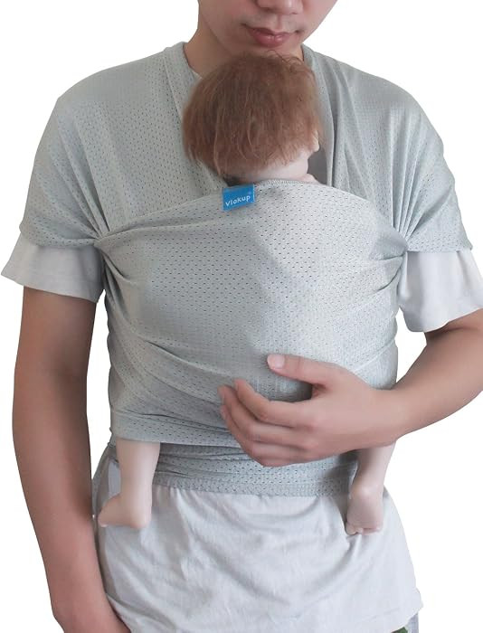 Baby Wrap Sling Carrier for Newborn, Infant, Toddler, Kid | Breathable Lightweight Stretch Mesh W... | Amazon (US)
