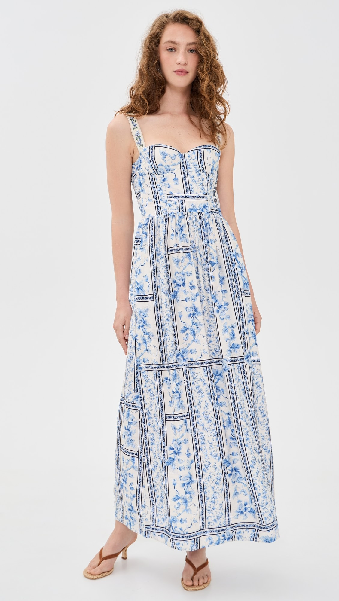 Marcia Ivy Embroidered Maxi Dress | Shopbop