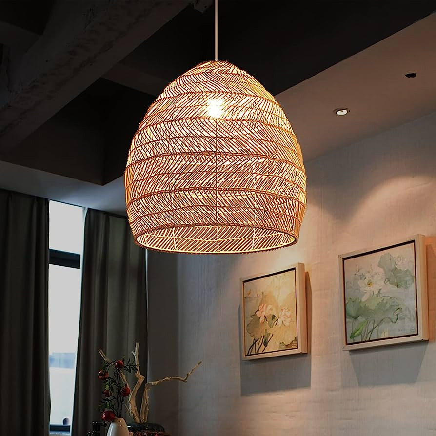 Arturesthome Rattan Woven Pendant Fixture Shades, Handmade Amazon Home Decor Finds Amazon Favorites | Amazon (US)