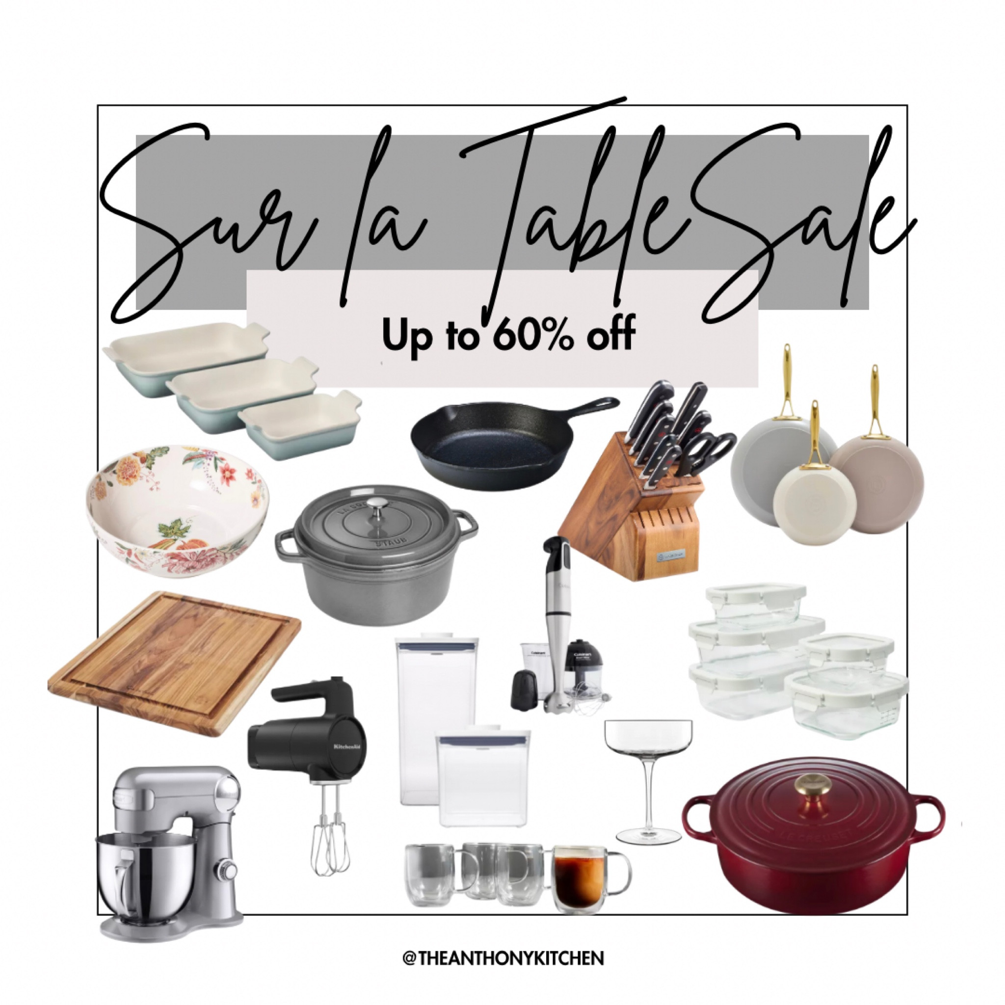 With the holidays coming up, NOW is the time to grab some of my all-time favorite kitchen things! 

Cyber Sale | Le Creuset | Cuisinart | Green Pan | Lodge | Wutshof | Gift Guide | Thanksgiving | Christmas

#LTKGiftGuide #LTKSaleAlert #LTKCyberWeek